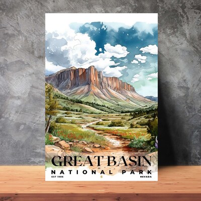 Great Basin National Park Poster, Travel Art, Office Poster, Home Decor | S4 - image2